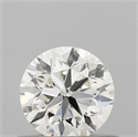 Natural Diamond 0.50 Carats, Round with Very Good Cut, H Color, VS2 Clarity and Certified by IGI