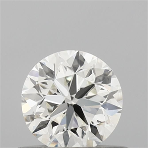 Picture of Natural Diamond 0.50 Carats, Round with Very Good Cut, H Color, VS2 Clarity and Certified by IGI
