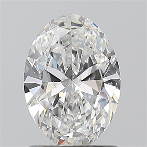 Foto Diamante Natural 1.01 quilates, Ovalado , Color E, claridad SI1 y certificado GIA de