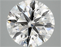 Lab Grown Diamond 5.08 Carats, Round with Excellent Cut, F Color, VVS2 Clarity and Certified by IGI