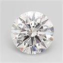 Lab Grown Diamond 1.02 Carats, Round with Ideal Cut, D Color, VVS2 Clarity and Certified by IGI