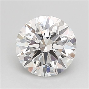 Picture of Lab Grown Diamond 1.02 Carats, Round with Ideal Cut, D Color, VVS2 Clarity and Certified by IGI