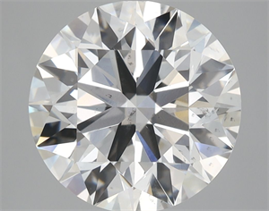 Picture of Lab Grown Diamond 6.01 Carats, Round with Ideal Cut, G Color, SI1 Clarity and Certified by IGI