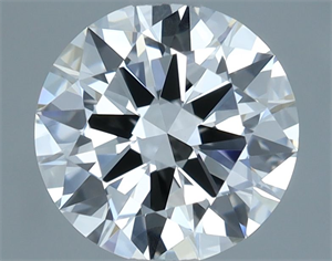 Picture of Natural Diamond 1.17 Carats, Round with Excellent Cut, E Color, VVS2 Clarity and Certified by GIA