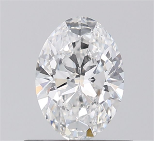 Foto Diamante Natural 0.56 quilates, Ovalado , Color E, claridad VS2 y certificado GIA de