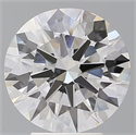 Lab Grown Diamond 4.10 Carats, Round with Ideal Cut, E Color, VVS2 Clarity and Certified by IGI