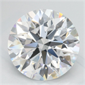 Lab Grown Diamond 3.00 Carats, Round with Ideal Cut, D Color, IF Clarity and Certified by IGI