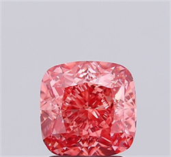 Picture of Lab Grown Diamond 2.05 Carats, CUSHION MODIFIED with  Cut, Fancy Vivid Pink Color, VS1 Clarity and Certified by IGI