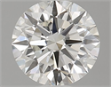 Diamante Natural 0.73 quilates, Redondo , Color J, claridad IF y certificado GIA