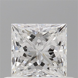 Picture of Natural Diamond 0.60 Carats, Princess with  Cut, D Color, VS2 Clarity and Certified by GIA
