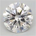 Natural Diamond 0.70 Carats, Round with Excellent Cut, H Color, IF Clarity and Certified by GIA