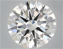 Lab Grown Diamond 6.02 Carats, Round with Excellent Cut, E Color, VVS2 Clarity and Certified by IGI