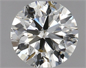 Natural Diamond 1.00 Carats, Round with Excellent Cut, I Color, SI2 Clarity and Certified by IGI