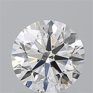 Picture of Natural Diamond 0.80 Carats, Round with Excellent Cut, I Color, SI1 Clarity and Certified by GIA