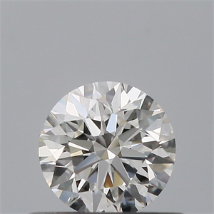 Picture of Natural Diamond 0.42 Carats, Round with Excellent Cut, G Color, VVS2 Clarity and Certified by GIA