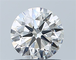 Picture of Natural Diamond 0.86 Carats, Round with Excellent Cut, I Color, VS2 Clarity and Certified by GIA