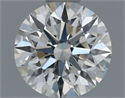 Natural Diamond 0.50 Carats, Round with Excellent Cut, H Color, VS1 Clarity and Certified by IGI