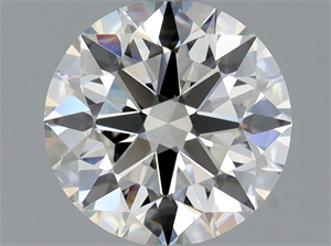 Picture of Natural Diamond 0.80 Carats, Round with Excellent Cut, I Color, SI1 Clarity and Certified by GIA