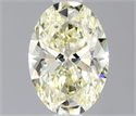 Natural Diamond 0.51 Carats, Oval with  Cut, M Color, VS1 Clarity and Certified by IGI