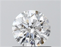 Del inventario de diamantes de laboratorio, 0.71 quilates, Redondo , Color D, claridad VVS2 y certificado IGI