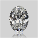Natural Diamond 0.51 Carats, Oval with  Cut, F Color, VS1 Clarity and Certified by GIA