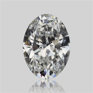 Picture of Natural Diamond 0.51 Carats, Oval with  Cut, F Color, VS1 Clarity and Certified by GIA
