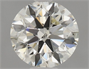 Natural Diamond 1.06 Carats, Round with Excellent Cut, L Color, SI2 Clarity and Certified by GIA