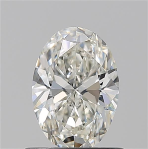 Picture of Natural Diamond 0.70 Carats, Oval with  Cut, J Color, VVS1 Clarity and Certified by GIA