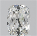 Natural Diamond 0.90 Carats, Cushion with  Cut, F Color, SI2 Clarity and Certified by GIA