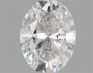 Picture of Natural Diamond 0.40 Carats, Oval with  Cut, D Color, SI1 Clarity and Certified by GIA