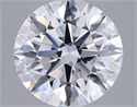 Lab Grown Diamond 1.99 Carats, Round with Excellent Cut, D Color, IF Clarity and Certified by GIA