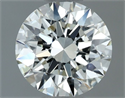 Natural Diamond 0.80 Carats, Round with Excellent Cut, I Color, VVS1 Clarity and Certified by IGI