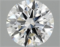 Lab Grown Diamond 2.09 Carats, Round with Ideal Cut, D Color, VVS2 Clarity and Certified by IGI