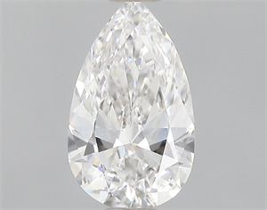 Picture of Natural Diamond 0.40 Carats, Pear with  Cut, D Color, VVS2 Clarity and Certified by GIA