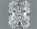 Natural Diamond 0.50 Carats, Radiant with  Cut, G Color, VVS1 Clarity and Certified by GIA