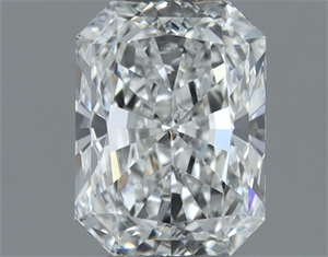 Picture of Natural Diamond 0.50 Carats, Radiant with  Cut, G Color, VVS1 Clarity and Certified by GIA