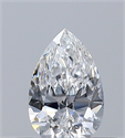 Natural Diamond 0.30 Carats, Pear with  Cut, D Color, VVS1 Clarity and Certified by GIA