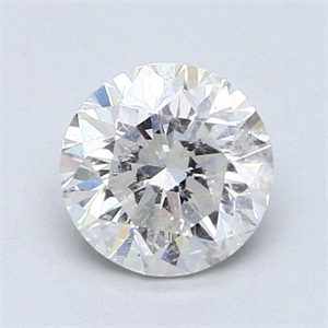 Picture of Natural Diamond 1.33 Carats, Round with Very Good Cut, F Color, I1 Clarity and Certified by GIA