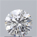 Natural Diamond 0.71 Carats, Round with Excellent Cut, D Color, VVS2 Clarity and Certified by GIA