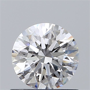 Picture of Natural Diamond 0.71 Carats, Round with Excellent Cut, D Color, VVS2 Clarity and Certified by GIA