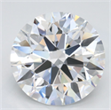 Del inventario de diamantes de laboratorio, 3.46 quilates, Redondo , Color D, claridad FL y certificado GIA