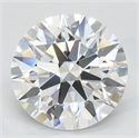 Lab Grown Diamond 3.46 Carats, Round with Ideal Cut, D Color, IF Clarity and Certified by IGI
