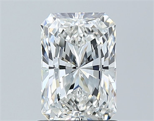 Picture of Natural Diamond 1.20 Carats, Radiant with  Cut, F Color, SI2 Clarity and Certified by GIA