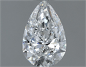 Diamante Natural 0.70 quilates, De pera , Color E, claridad VS1 y certificado GIA