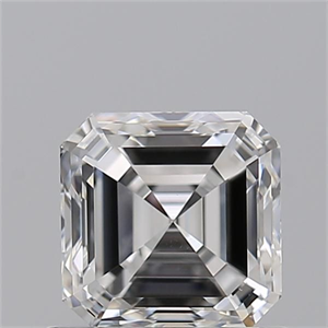 Foto Diamante Natural 1.00 quilates, Asscher , Color E, claridad VS1 y certificado GIA de