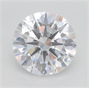 Lab Grown Diamond 4.02 Carats, Round with Excellent Cut, E Color, IF Clarity and Certified by GIA