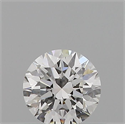 Natural Diamond 0.42 Carats, Round with Excellent Cut, F Color, VVS1 Clarity and Certified by GIA