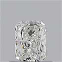 Natural Diamond 0.51 Carats, Radiant with  Cut, F Color, VS2 Clarity and Certified by GIA