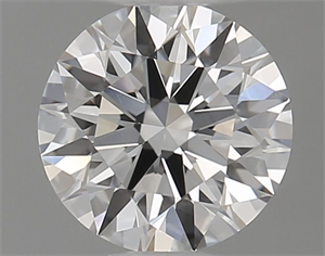 Picture of Natural Diamond 0.72 Carats, Round with Excellent Cut, E Color, VVS2 Clarity and Certified by GIA