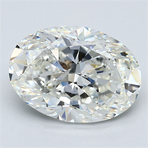 Picture of Natural Diamond 5.02 Carats, Oval with  Cut, I Color, SI1 Clarity and Certified by GIA